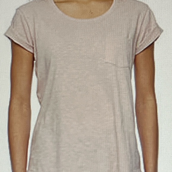 Ana Pocket Tee Short Sleeve Rose Quartz 